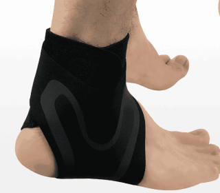 Ankle Support Brace Safety Running Basketball Sports Ankle Sleeves (Option: LXL-1pc-Left)